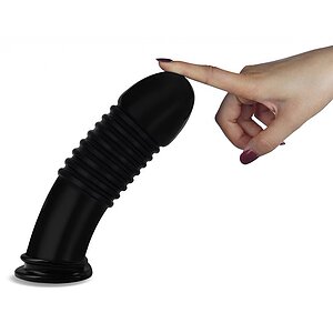 Dildo King-Sized Anal Bumper 22.5cm Negru