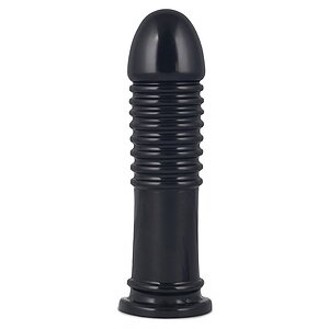 Dildo King-Sized Anal Bumper Negru pe SexLab