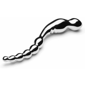 Dildo Le Wand Stainless Steel Swerve Argintiu pe Sexlab.ro