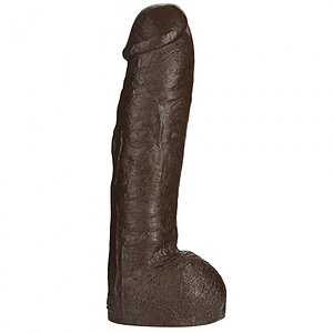 Dildo Maxi Realistic Hung Negru pe SexLab