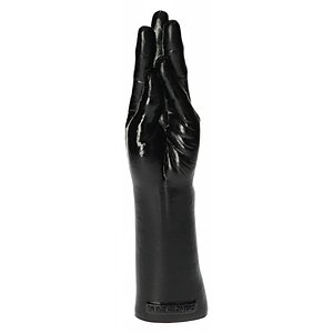 Dildo Pătrundere Cu Pumnul Italian 11inch Negru pe SexLab