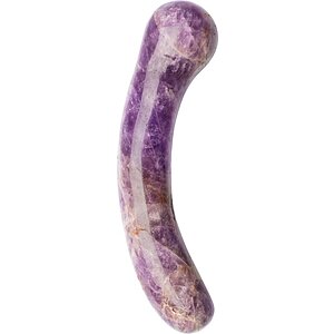 Dildo Din Ametist Curbat Pentru Punctul G