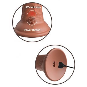 Vibrator Realistic DD Tan