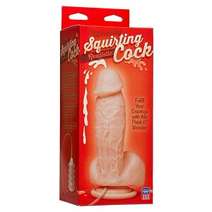 Dildo Realistic Cu Ventuză Și Ejaculare Squirting