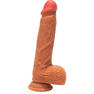 Dildo Realistic Dual Layered 8.8 Inch Maro pe SexLab