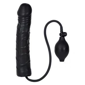 Dildo Realistic Inflatable Stud 24cm Negru pe Sexlab.ro