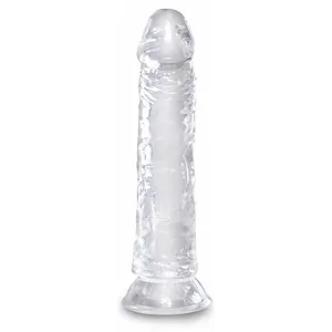 Dildo Realistic King Penis 8 Inch Transparent pe SexLab