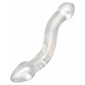 Dildo Rimba Sensual Glass Valeria Transparent