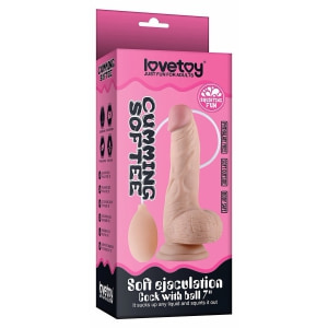 Dildo Soft Cu Ejaculare Și Testicule 20cm