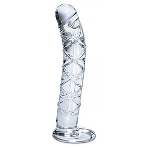 Dildo Sticla Icicles No 60 Transparent pe SexLab