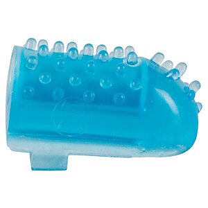 Disposable Finger Vibrator Albastru pe SexLab