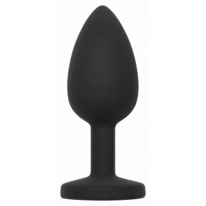 Dop Anal Diamond Jewel Premium din Silicon Negru