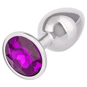 Plug Anal Mic Cu Piatra Ametist