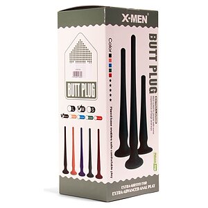 Dop Anal X-Men M cu Ventuză Negru