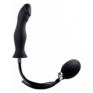 Dop Gonflabil cu Pompă Integrată 18cm — Reglaj Precis Negru Dop Gonflabil cu Pompă Integrată 18cm — Reglaj Precis Negru pe Sexlab.ro