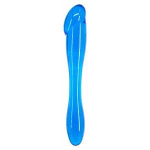 Dildo Dublu Sonda In Forma De Penis Albastru pe SexLab