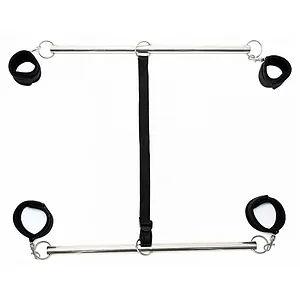 Double Spreader Bar Gri pe SexLab