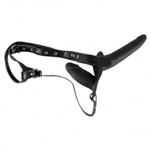 Strap On Dublu Negru Strap On Dublu Negru pe Sexlab.ro