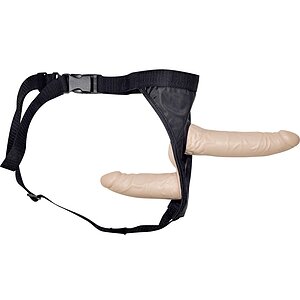 Double Strap-on pe SexLab