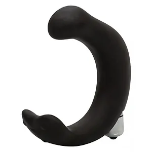 Masator Prostata Negru Silicon Rezistent Apa Masator Prostata Cu Vibratii Baterii Incluse