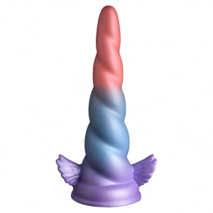 Dream Rider – Corn Unicorn Din silicon, Ventuză Puternică Multicolor pe Sexlab.ro