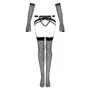 Dres Cu Portjartier CoFashion Nemalia Negru Dres Cu Portjartier CoFashion Nemalia Negru pe SexLab