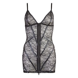 Dress Cottelli Collection Lace Negru pe SexLab