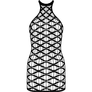 Dress with Thong Cottelli Collection Negru pe Sexlab.ro