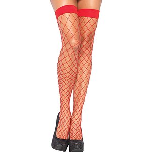 Dresuri Leg Avenue Fence Net Roșu pe SexLab