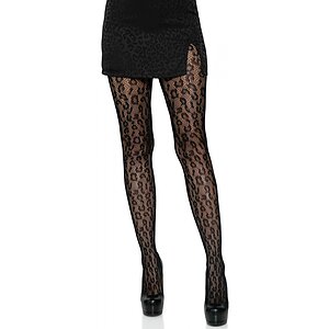 Dresuri Leg Avenue Leopard Sienna Negru pe SexLab