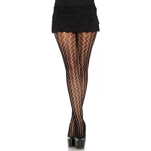 Dresuri Leg Avenue Plaited Lace Negru XS-L