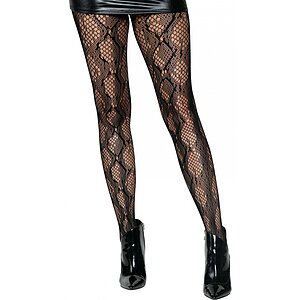 Dresuri Leg Avenue Python Net Negru pe SexLab