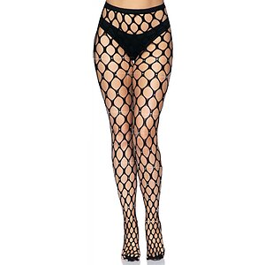 Dresuri Leg Avenue Rhinestone Net Tights Negru pe Sexlab.ro