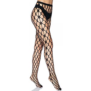 Dresuri Leg Avenue Rhinestone Net Tights Negru XS-L