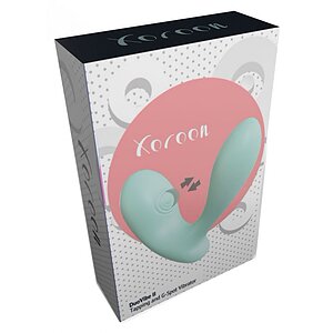 DuoVibe II – Vibrator punct G cu Tapping, 9 Moduri, Reîncărcabil Verde