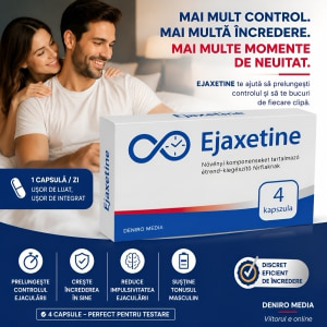 Ejaxetine Pills – 4 Capsule Pentru Întârzierea Ejaculării