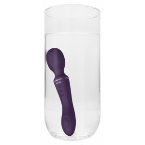 Vibrator Clitoridian Enora cu Două Motoare de 22 cm Mov