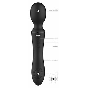 Enora Wand Vibrator Negru
