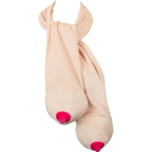 Eșarfă Haioasă cu Două Forme De Sân, Bej Pufos Eșarfă Haioasă cu Două Forme De Sân, Bej Pufos pe Sexlab.ro