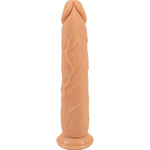European Lover silicone — Dildo Realist 23 cm, Ventuză