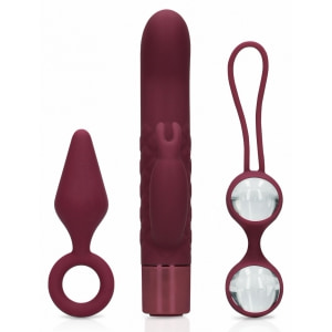 Set Jucarii Intime Din Silicon Culoare Rosie
