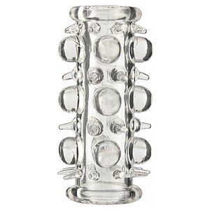 Extensie Peniană Flexibilă Cu Textură Unică Transparent Extensie Peniană Flexibilă Cu Textură Unică Transparent pe Sexlab.ro