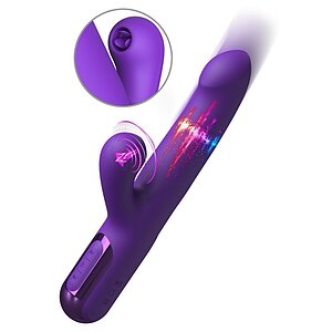 Fantasy For Her Super Sonix Thruster 22 cm Reîncărcabil Mov