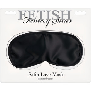 Fetish Satin Love Mask Negru
