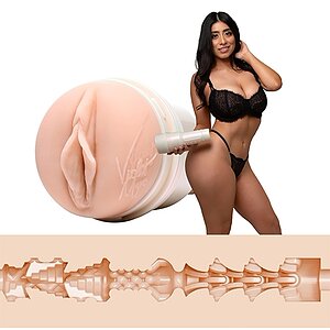 Fleshlight Violet Myers Waifu - Manșon SuperSkin 25cm pe SexLab