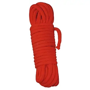 Funie Bondage Rope 1000cm Roșu pe SexLab