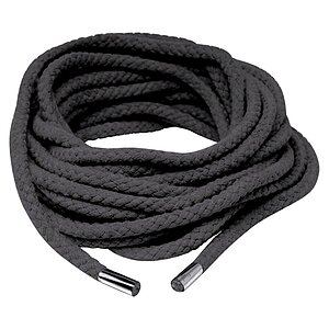 Funie Japanese Silk Rope Negru pe SexLab