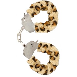 Furry Fun Cuffs Leopard pe SexLab