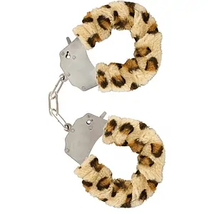 Furry Fun Cuffs Leopard Furry Fun Cuffs Leopard pe SexLab