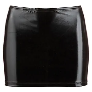 Fustă Scurtă Cottelli Collection Trinity Negru pe SexLab